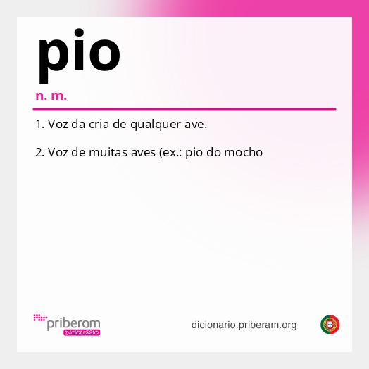 Significado de pio